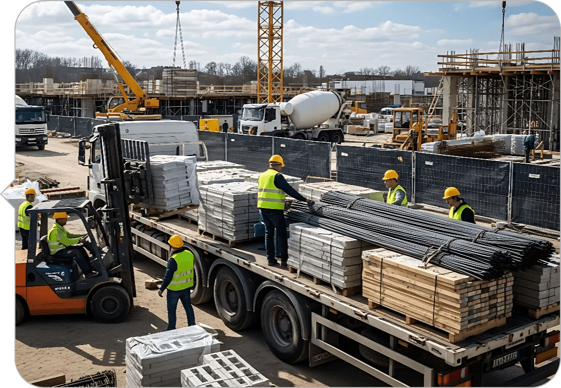 Platforma zarządzania transportem dla branży stalowej i budowlanej.
