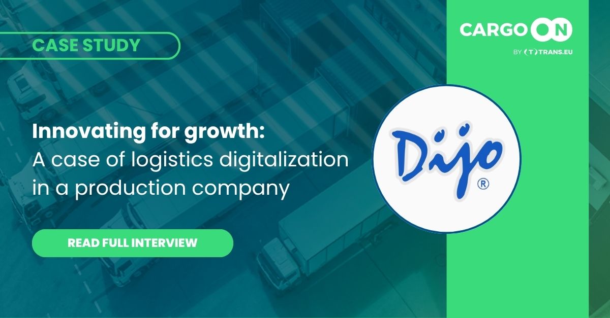 Dijo Group: How to efficiently optimize transport costs in a production company
